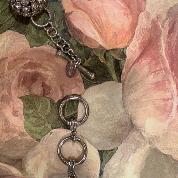 Crystal Dome Necklace with Extender - Picture 5 of 8